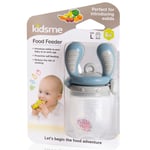 Food feeder, Kidsme, Silikon, Azur