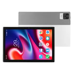 2 in 1 -tabletti 10,1 tuumaa näppäimistöllä 8 Core CPU 8GB 256GB 5G WIFI 4G Calling FHD Tablet Android 12 100?240V Silver EU Plug