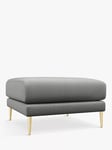 Swoon Mendel Ottoman, Gold Leg