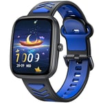 Montre Connectée pour Enfant Fille Garcon: Smart Watch avec Appel Bluetooth Tracker D'activité Bracelet Intelligent avec Podometre Moniteur Sommeil Réveil au Poignet Smartwatch Compatible Android iOS