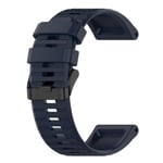 Garmin Forerunner 955 / 945 / 935 / Descent G1 klockarmband i silikon - Marinblå Blå