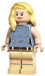 LEGO Jurassic Park Minifigure jw110 Dr. Ellie Sattler - Sand Blue Shirt (76961)