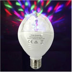 Ampoule Disco Led Rgb E27 3w Multicolore Rotation 360° Ø8x13cm Edm