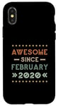 iPhone X/XS Awesome Since February 2020 Birthday Design Case