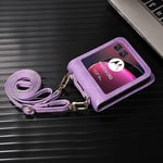 TIANYUE Cover for Motorola Razr 50 Ultra Case, with [lanyard] [Card Slots] Leather, Elegant and Stylish Flip Case for Motorola Razr 50 Ultra-Purple