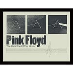 Pyramid International Pink Floyd Poster dans cadre Motif Dark Side of the Moon 50th Anniversary Décoration murale dans un cadre 30 x 40 cm