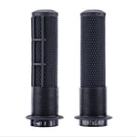 DMR DeathGrip 2 Flanged Lock-On Grips - Black / Thin