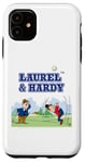 iPhone 11 Laurel & Hardy Comic Book Golf Sketch Case