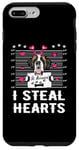 iPhone 7 Plus/8 Plus I Steal Hearts Valentine St Bernard Dog Funny Valentines Day Case