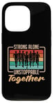 iPhone 13 Pro Strong Alone Unstoppable Retro Race Cross Country Running Case