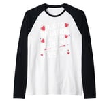 Due to Inflation this is my Valentines Day Present - Funny Raglan Baseball Tee