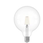 Ampoule LED E27 - CALEX - GLOBE G125 - Filament droit - 4,5 W - 470 lm - 2700...