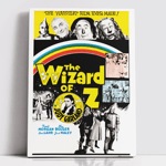 Decorsome x Wizard of Oz Retro Poster Rectangular Canvas - 20x30 inch