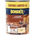 Lasure protection de bois - Incolore - Mat - BONDEX - 4 L