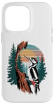 Coque pour iPhone 14 Pro Max Pic vert, chasse, randonnée, camping, forêt, hommes et femmes