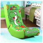 X Rocker Power Up Edition Junior Gaming Chair - Yoshi Green