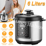 10 in 1 Electric Digital Pressure Cooker 1050W Large Family 6L Non-Stick