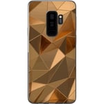 Mobilskal till Samsung Galaxy S9+ med 3D Guld motiv