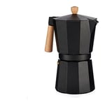 BigBuy Home Italian Coffee Maker 12 Cups Wood Aluminium