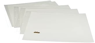 Artemio VIAP01 10 Pochettes en Plastique vides avec Perforations pour Album Photo, Multicolore, 30,5 x 0,7 x 30,5 cm