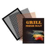 Ulisem - 6 Pièces Réutilisable Tapis de Barbecue, Tapis de Gril en Maille de Téflon 3340cm, Tapis de Barbecue pour Gril à Gaz, Charbon de Bois, Gril