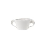 Villeroy & Boch - sucrier NewWave, pot à confiture avec couvercle, anse galbée, porcelaine premium, compatible lave-vaisselle et micro-onde, blanc, 260 ml