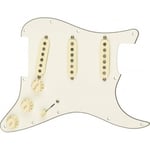 Fender Pre-Wired Strat Pickguard, Texas Special SSS -mikrofonplatta, vit