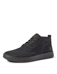 Timberland Homme Davis Square F/L Chukka Bottes, Noir Blackout Nubuck, 47.5 EU