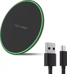 Super Fast Wireless Charger Charging Pad For iPhones & Samsung & Universal UK