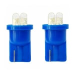 2x ampoule led bleu 12V T10 W2,1x9,5D 0,96W 4x flux 3mm voiture remorque moto camion