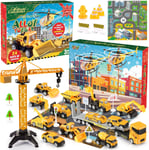 MDINGTD Kids Advent Calendar 2024, Toys Cars for 3 4 5 6 7 Year Old Boys Advent