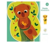 Djeco - Puzzle en bois 15 pièces - Mixamatch