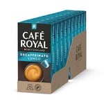 Café Royal Lungo Decaffeinato 100 Capsules for Nespresso Coffee Machine - 4/10 Intensity - UTZ certified Coffee Capsules recyclable Aluminium, 10 Count ( Pack of 10)