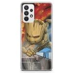 ERT GROUP Coque de téléphone Portable pour Samsung A32 4G LTE Original et sous Licence Officielle Marvel Motif Groot 003 Parfaitement adapté à la Forme du téléphone Portable, Coque en TPU