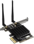 Carte WiFi 7 PCIe sans fil Intel BE200 NGW, Bluetooth 5.4, 5800 Mbit/s, prend en charge Windows 10/11 (64 bits), idéale pour routeur WiFi7/WiFi6E/WiFi6/WiFi5 et sans fil AP