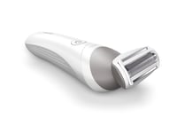 Philips Lady Shaver Series 6000 Brl126/00 Trådløs Barbermaskin For Våt Og Tørr Barbering, Sølv, Hvit, Nickel, Batteri, Nikkelmetallhydrid (Nimh), 10 Timer, 40 Min