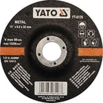 Yato YT-6126 Disque à métaux 125 x 8 x 22 2 mm Yato