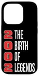 Coque pour iPhone 14 Pro Anniversaire 2002 La naissance des légendes