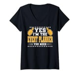 Womens Retro Profession I'm The Event Planner V-Neck T-Shirt