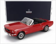 Norev 182810 Ford USA - Mustang Convertible 1966 - Red - 1/18