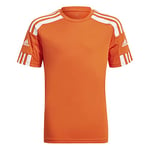 adidas Boy's Squad 21 Jsy Y T Shirt, Team Orange/White, 15 Years UK