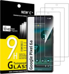 Lot De 3,Verre Trempe Pour Google Pixel 6a(6.1),Film Protection Ecran-Anti Rayures-Sans Bulles D'air-Ultra Resistant(0,33mm Hd Ultra Transparent)Durete 9h Glass