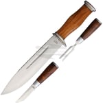 Puukko retkeilyyn ja metsästykseen American Hunter Bowie Set AH020 24.1cm