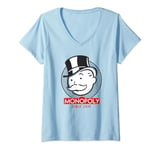 Monopoly Mr. Monopoly Since 1935 Classic Vintage Logo V-Neck T-Shirt