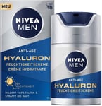 Nivea Men Anti-Age Hyaluronic Moisturising Cream (50 ml), Face Cream with SPF 1