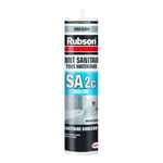 Mastic sanitaire silicone acétique SA2C Gris clair - cartouche 280ml