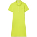 Robe Lacoste  Robe Polo  Ref 52459 SLI Jaune