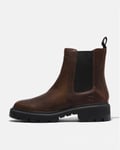 Timberland Cortina Valley Mid Womens Chelsea Boots - Dark Brown - Size UK 7