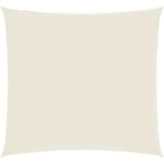 Maisonchic - Voile de Parasol, Voile d'ombrage - Parasol Toile solaire tissu oxford carré 4x4 m crème pwfn58592