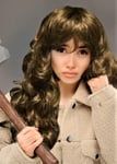 Halloween Stranger Things Style Brown Curly Joyce Byers Fancy Dress Horror Wig